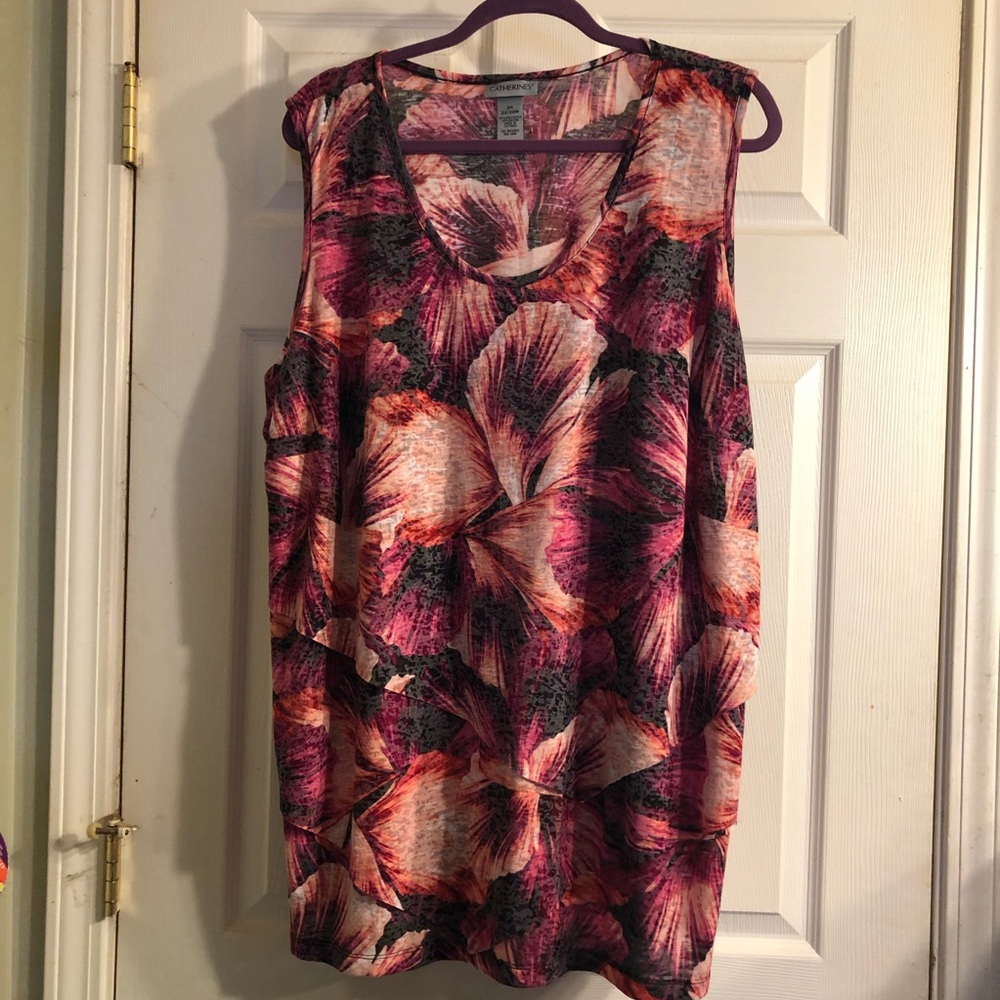 Plus size Layered tank 2x